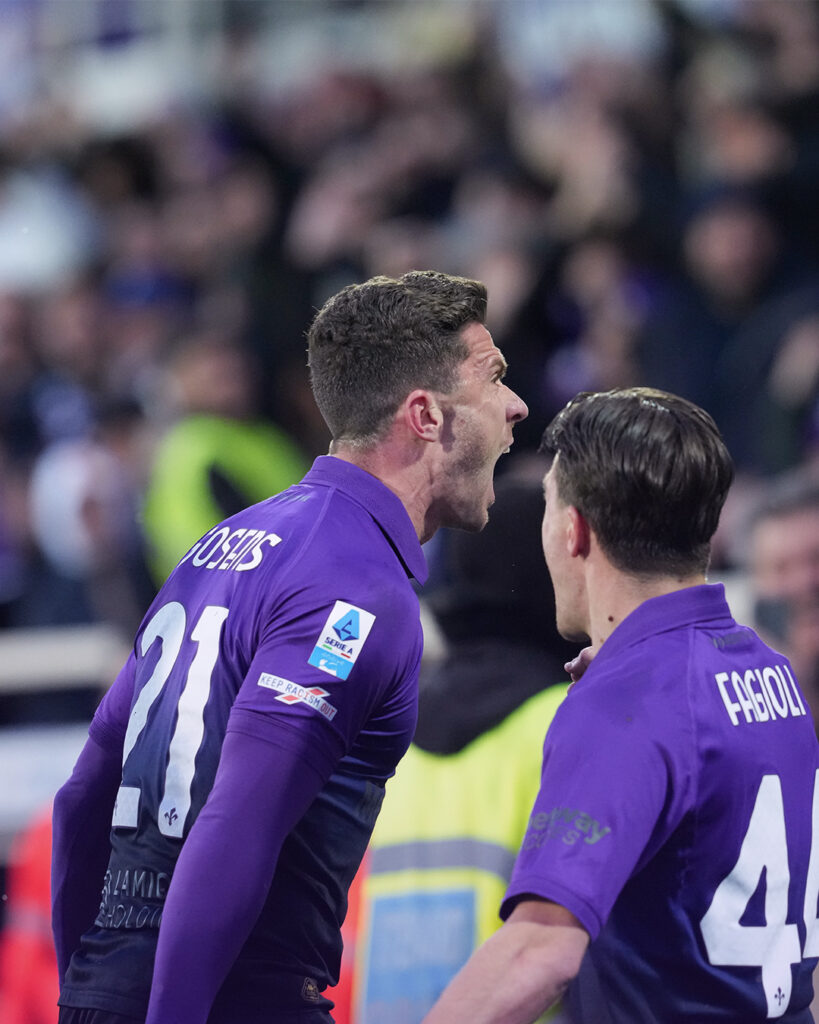 Robin Gosens Fiorentina celebration 1