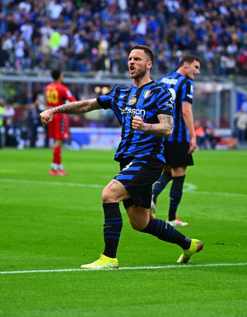 Marko Arnautovic Inter celebration 1