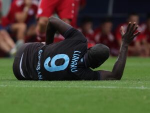 Romelu Lukaku Napoli injury