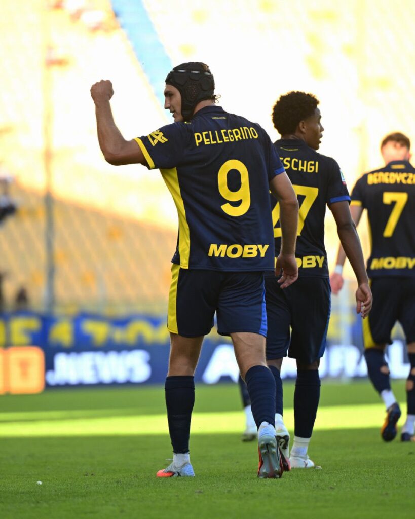Mateo Pellegrino Parma celebration