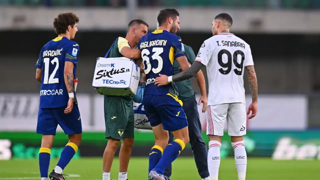 Roberto Gagliardini Verona injury