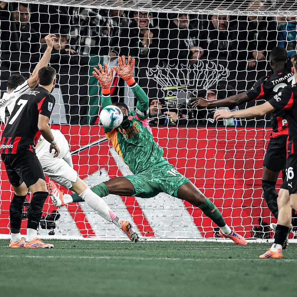 Mike Maignan Milan saves