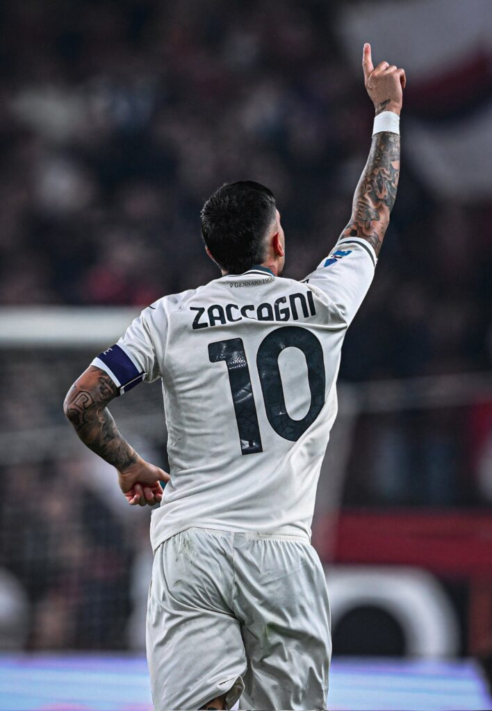Mattia Zaccagni Lazio celebration