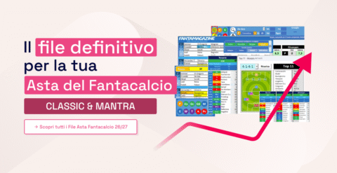 File Asta Fantacalcio 2026/2027: il file Excel definitivo per gestire ed organizzare al meglio le vostre aste